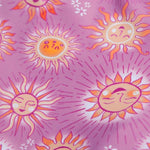 Toddler Girls Short Sleeve Printed Rashie Set Fushcia/Parrot