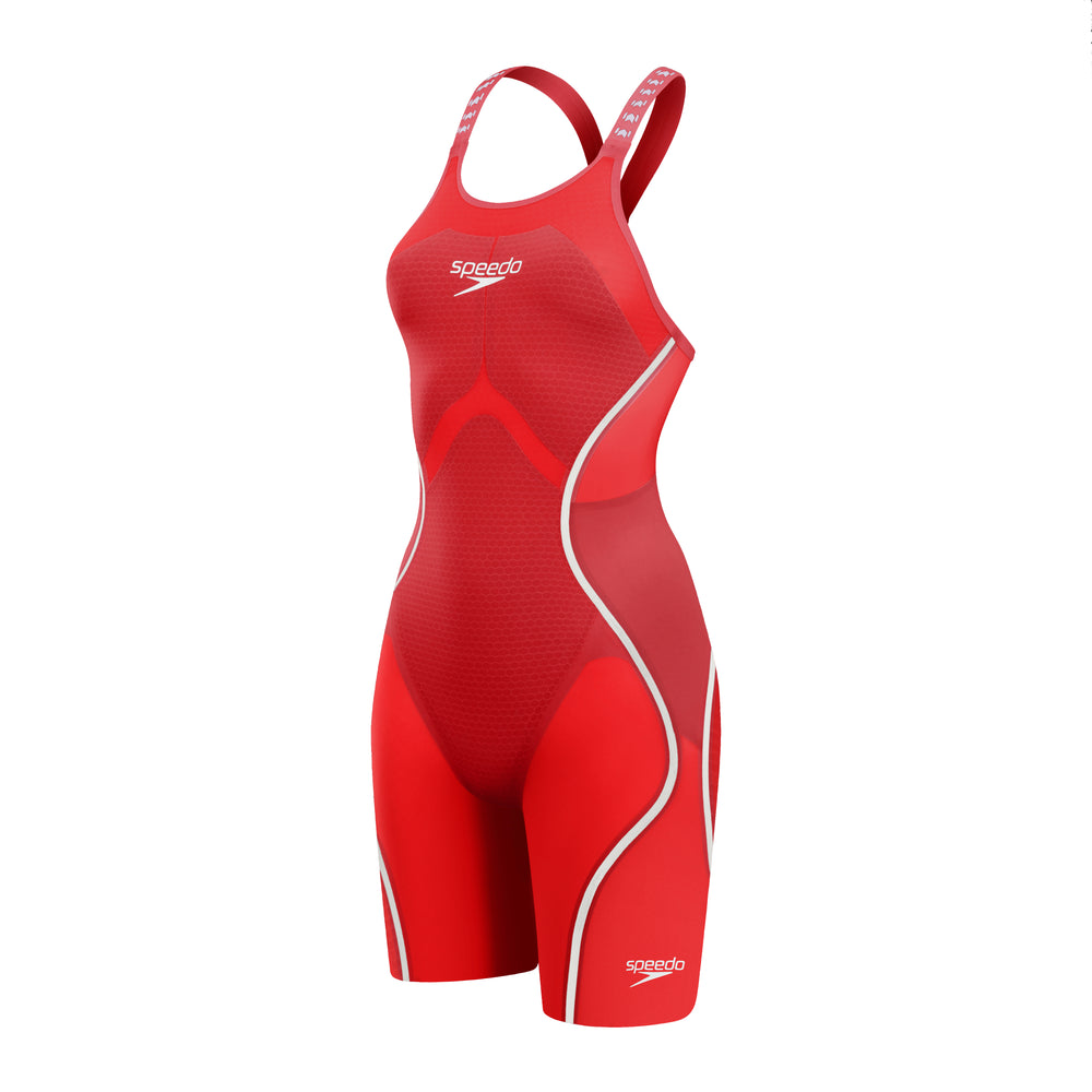 Fastskin LZR Racer Pure Intent 2.0 Openback Kneeskin Flame Red/White