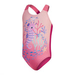 Toddler Girls Digital Printed Swimsuit Pink/Coral