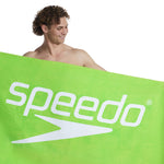 Speedo Logo Towel Green/White