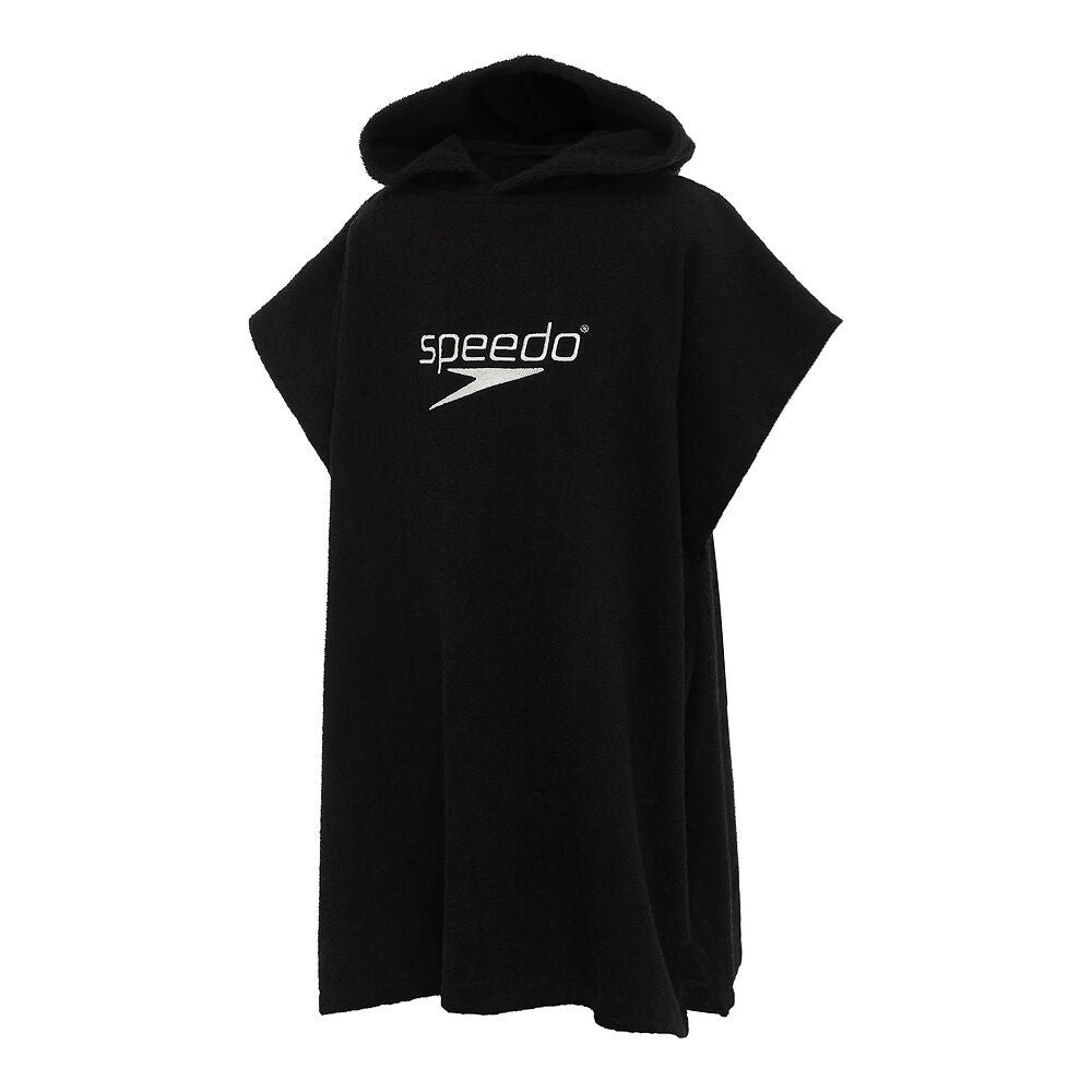 Speedo Hooded Towel Teen Black/White