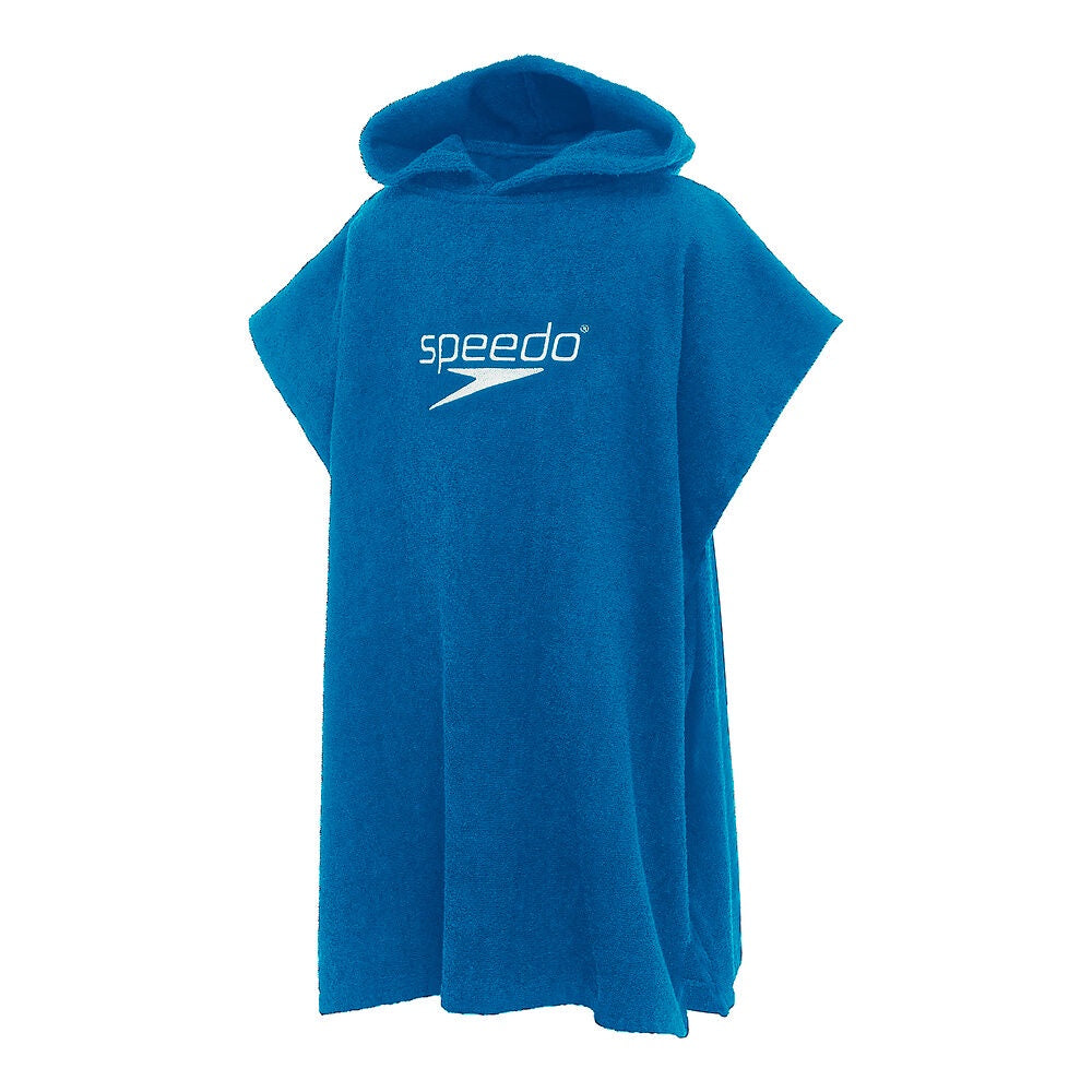 Speedo Hooded Towel Teen Blue/White