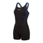 Womens Hyperboom Splice Legsuit Black/Cobalt/Blue