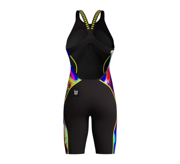 Fastskin LZR Racer Pure Intent 2.0 Openback Kneeskin Black/Molten Blur/Hyper Yellow