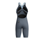 Fastskin LZR Racer Pure Valor 2.0 Openback Kneeskin Grey Lead/Acadia Blue