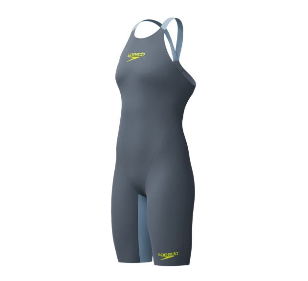 Fastskin LZR Racer Pure Valor 2.0 Closedback Kneeskin Grey Lead/Acadia Blue