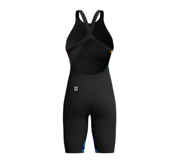 Fastskin LZR Racer Pure Valor 2.0 Openback Kneeskin Black/Molten Blur