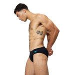 Mens 7cm Tech Panel Brief Black/Cobalt