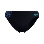 Mens 7cm Tech Panel Brief Black/Cobalt