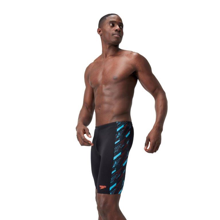 Mens Hyperboom Panel Jammer Black/Blue /Red