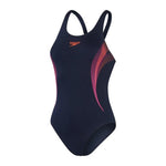 Womens Placement Muscleback Navy/Pink/Orange