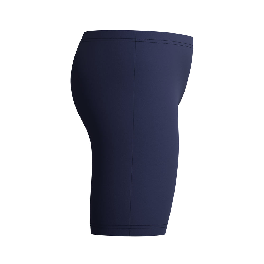 Boys Allover Print Panel Jammer Peacoat/Mayan Blue