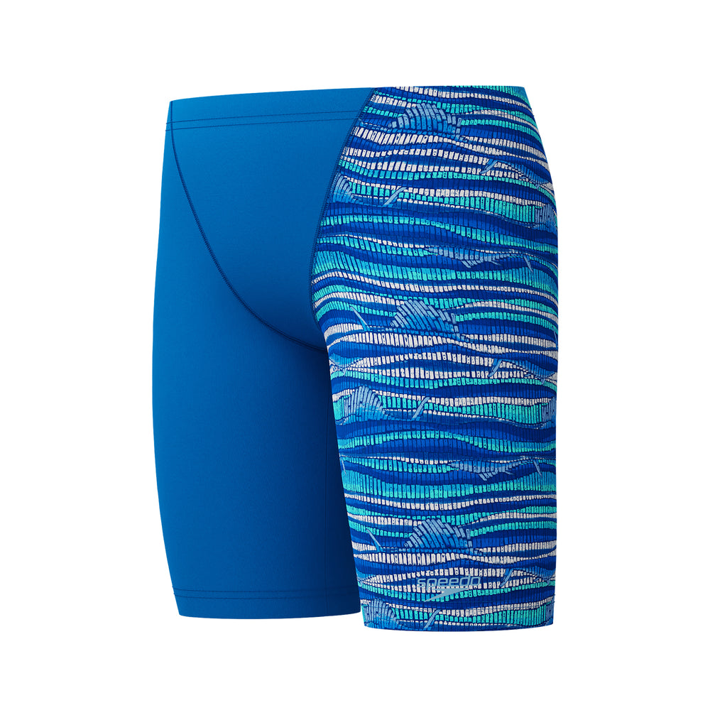 Boys Print Jammer Lagoon Blue