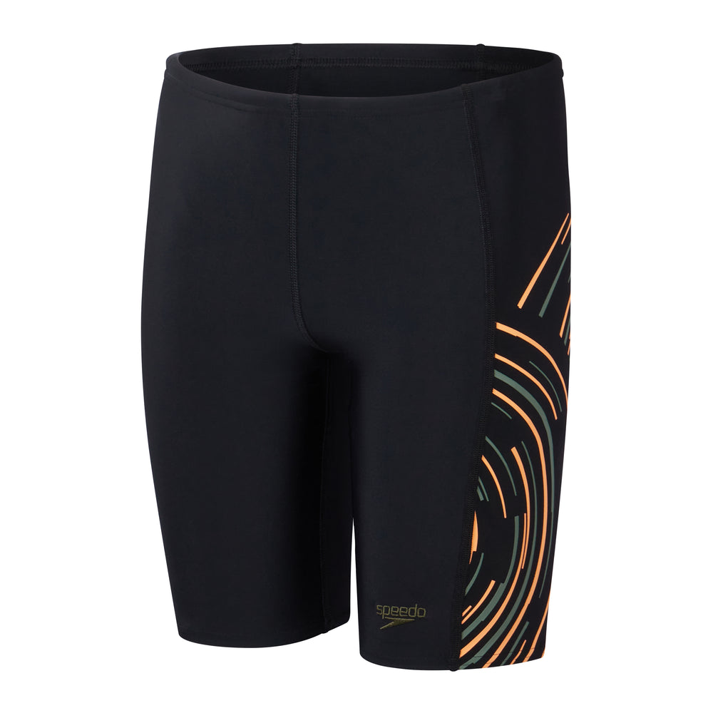 Boys Plastisol Jammer Black/Nectarine