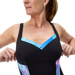Womens Shaping Printed LunaElustre Indigo Glow