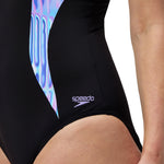 Womens Shaping Printed LunaElustre Indigo Glow