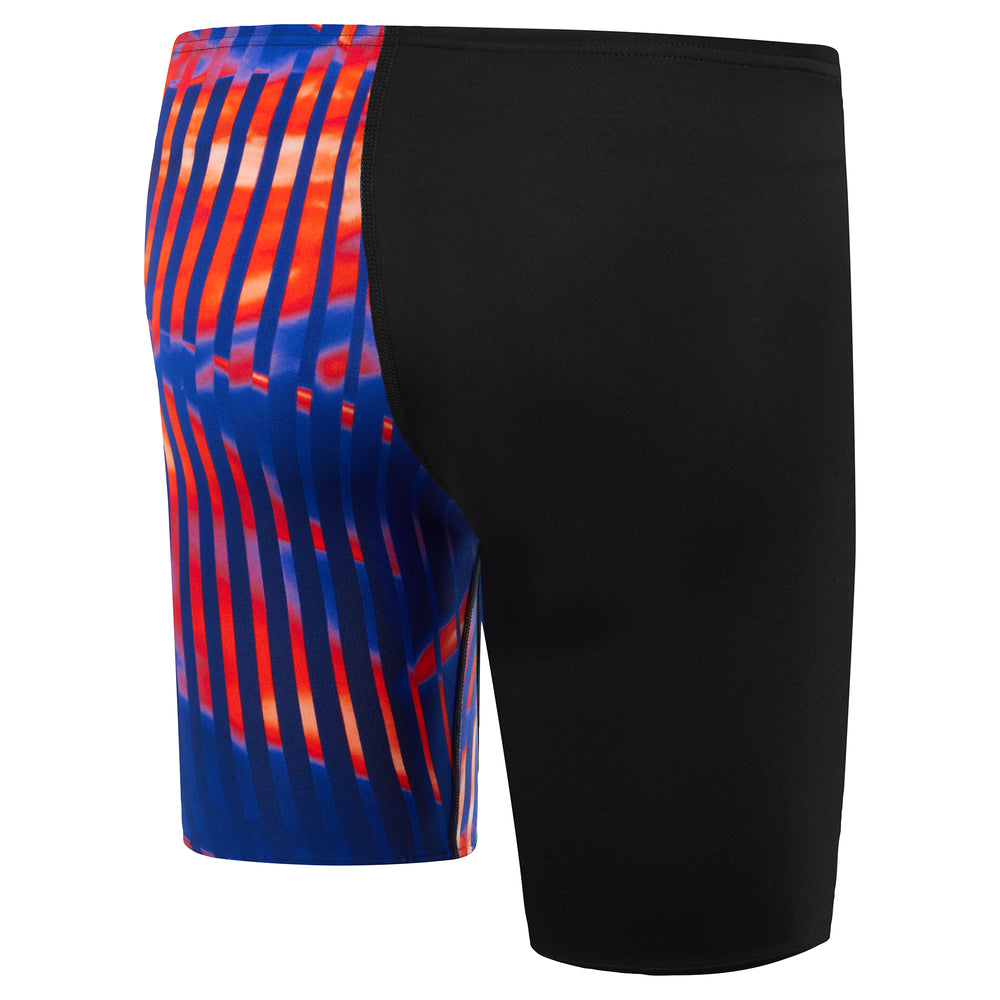 Boys Linear Lava Jammer Blue/Red/White