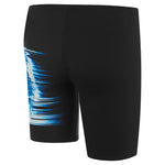 Boys Digital Print V-Cut Jammer Black/Sugar Blue
