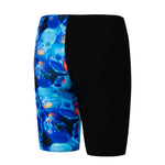 Boys Skull V-Cut Jammer Black/Cobalt