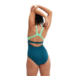 Womens Support Banded One Piece Teal/Green