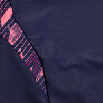 Girls Hyperboom Splice Legsuit Navy/Pink
