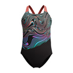 Girls Digital Placement Powerback Neon Coral