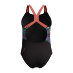Girls Digital Placement Powerback Neon Coral