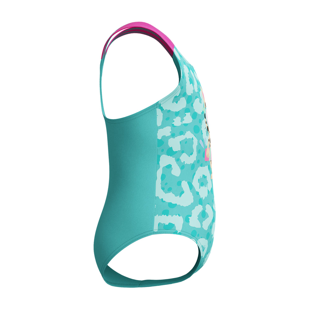 Toddler Girls Digital Printed Swimsuit Arctic Glass