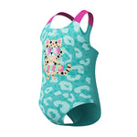 Toddler Girls Digital Printed Swimsuit Arctic Glass