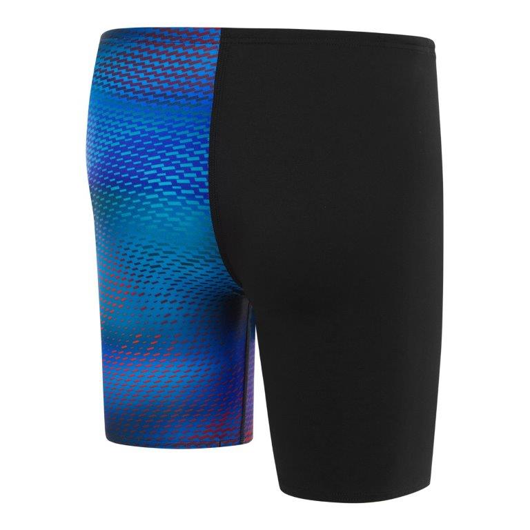 Boys Digi Allover V-Cut Jammer Black/Cobalt