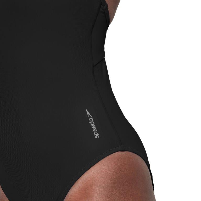 Womens Colorblock Racerback Anthracite