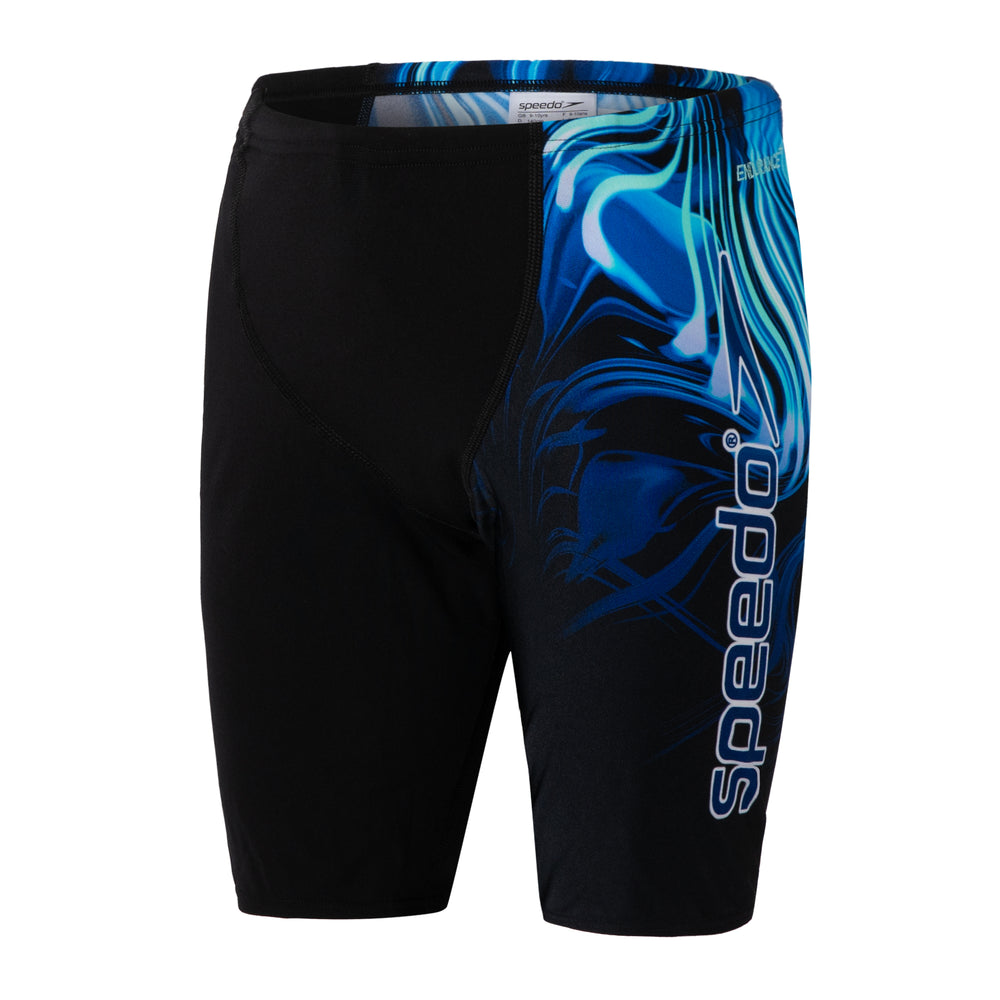 Boys Logo V-Cut Jammer Black/Cobalt