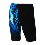 Boys Logo V-Cut Jammer Black/Cobalt