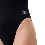 Womens Solid V-Back Black