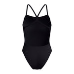 Womens Solid V-Back Black