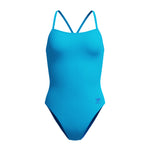 Womens Solid V-Back Picton Blue