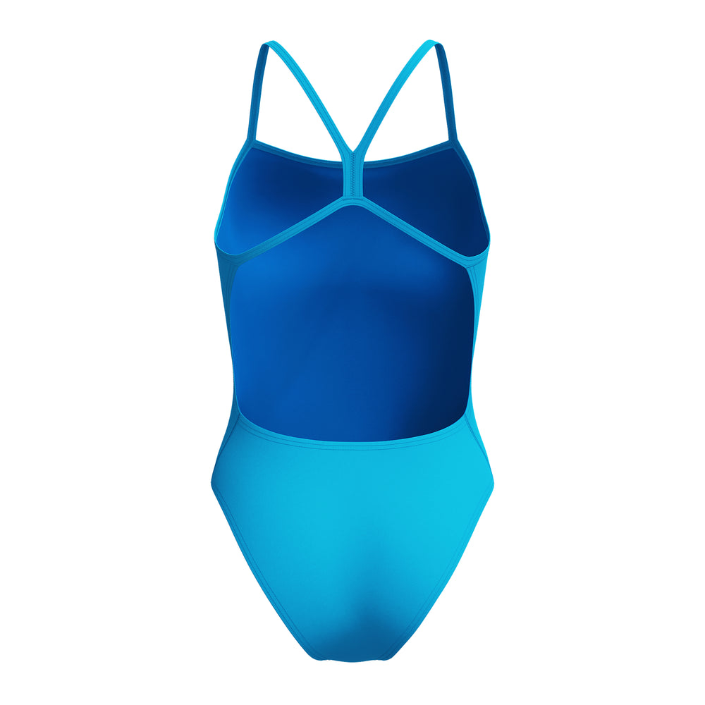 Womens Solid V-Back Picton Blue