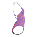 Womens Printed Web Back Coral/Indigo