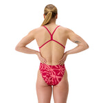 Womens Printed V-Back 2.0 Seashell/Orange