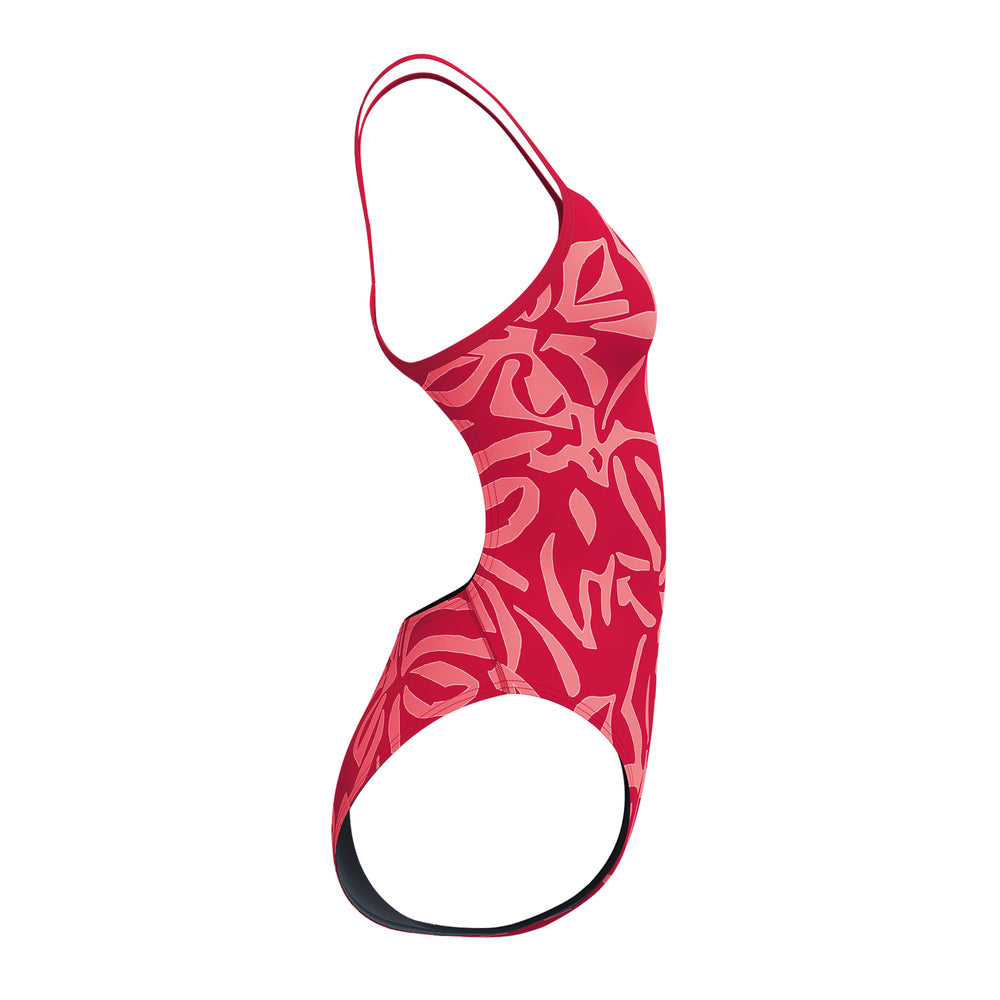 Womens Printed V-Back 2.0 Seashell/Orange