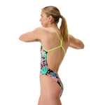 Womens Printed V-Back 2.0 Tropicana/Black