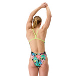 Womens Printed V-Back 2.0 Tropicana/Black