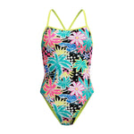 Womens Printed V-Back 2.0 Tropicana/Black