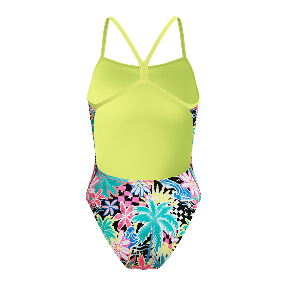 Womens Printed V-Back 2.0 Tropicana/Black