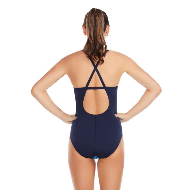 Womens Placement Fixed X-Back Navy/Blue