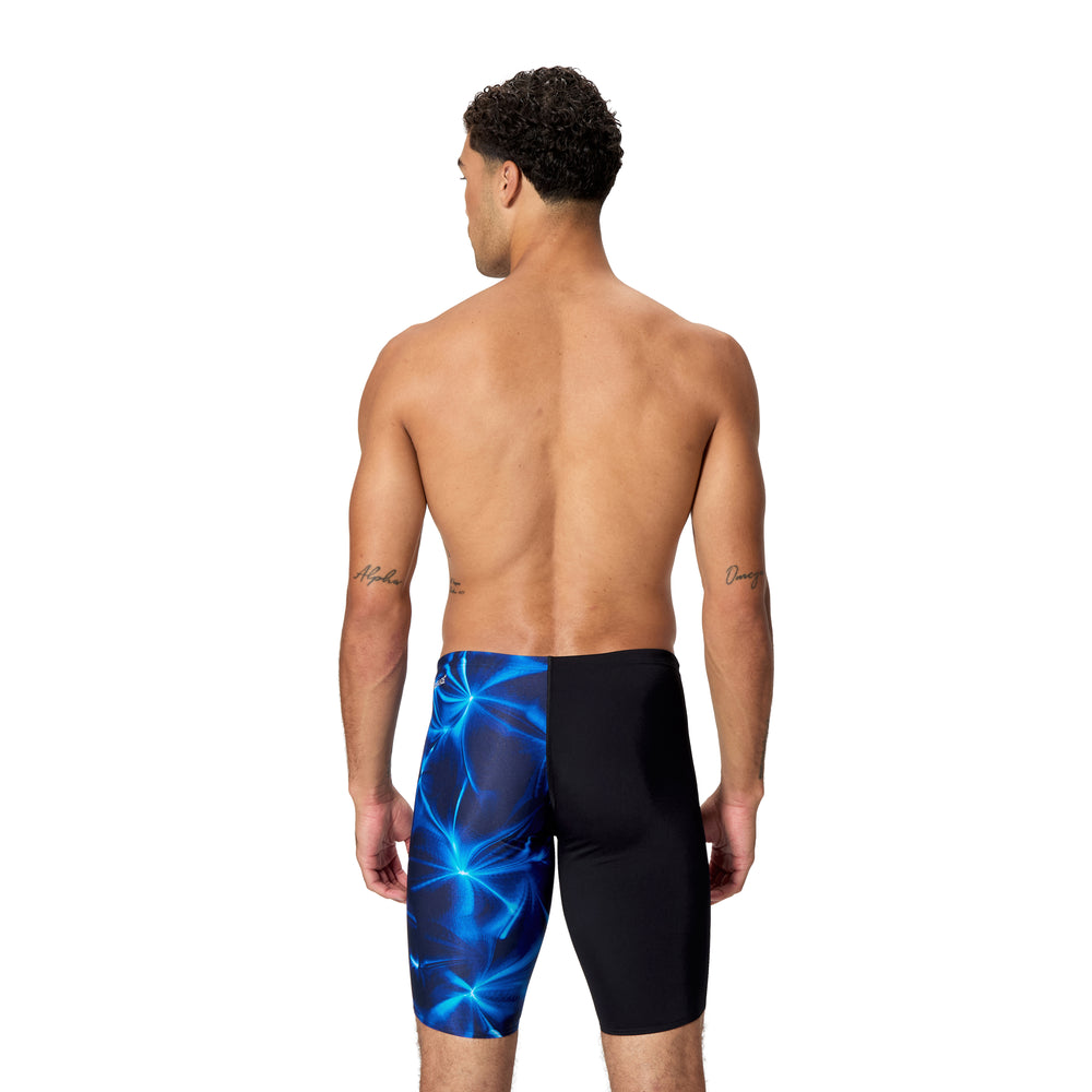 Mens Print V-Cut Jammer Anthracite/Sapphire