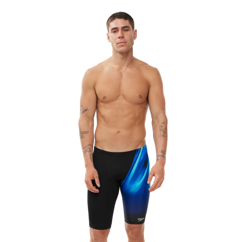 Mens Rapture Glow V-Cut Jammer Black/Cobalt