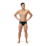 Mens Movement 7cm Brief Black/Silver
