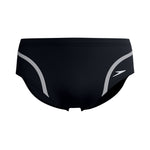 Mens Movement 7cm Brief Black/Silver
