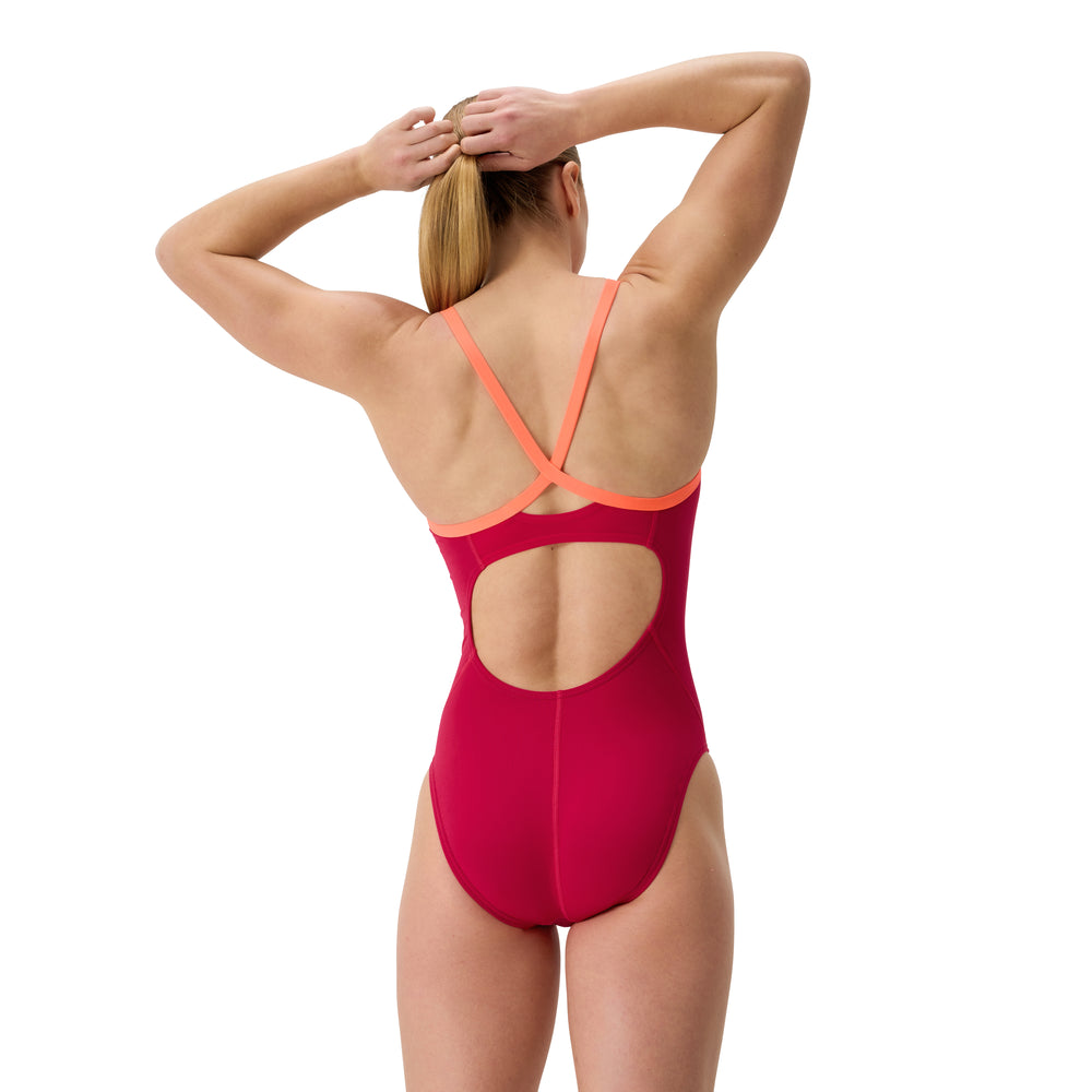 Womens Solid Flyback 2.0 Red
